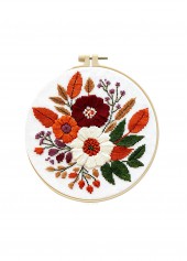 Botanical Garden Cross Stitch Kit Beginner Friendly