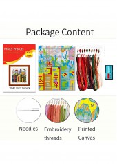 Book and Blossoms Cross Stitch Kit Beginner Friendly | thumb picture 