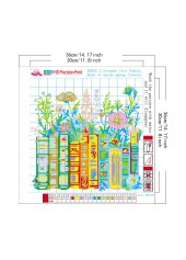 Book and Blossoms Cross Stitch Kit Beginner Friendly | thumb picture 