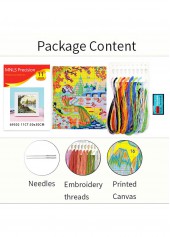 Lakeside Solitude Reading Lady Cross Stitch Kit Beginner Friendly | thumb picture 