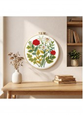 Roses and Lilies Cross Stitch Kit Beginner Friendly | thumb picture 