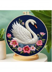 Austen's Persuasion Themed Swan Embroidery Kit Beginner Friendly | thumb picture 
