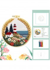 Lighthouse by the Sea Embroidery Kit Beginner Friendly | thumb picture 