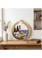 Lighthouse by the Sea Embroidery Kit Beginner Friendly | thumb picture 