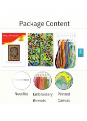 Verdant Tree of Life Cross Stitch Kit Beginner Friendly | thumb picture 