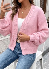 Pink Tummy Coverage 3/4 Sleeve Sweater | thumb picture 