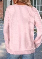 Multi Color Long Sleeve Round Neck Sweatshirt | thumb picture 