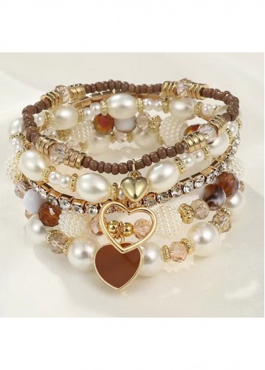 women clothes image of Multi Color Round Alloy Detail Bracelets