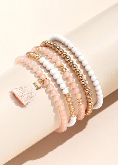 women clothes image of Multi Color Round Seed Beads Bracelets