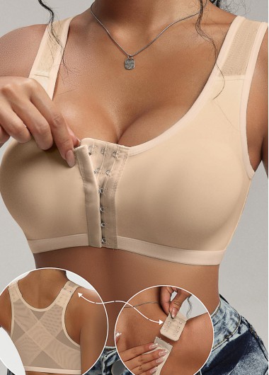 women clothes image of Skin Color Scoop Neck Push-up Bra