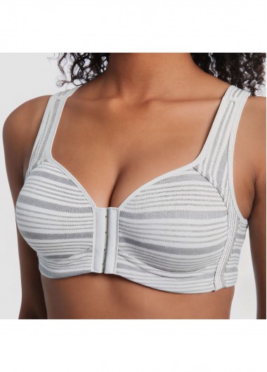 women clothes image of Light Grey Marl Scoop Neck Bra