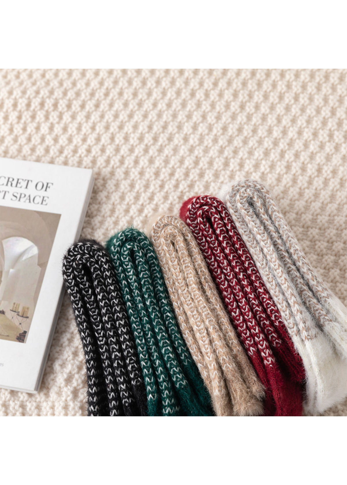Multi Color Striped Mid Calf Socks | picture 
