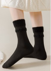 Multi Color Cotton Blend Mid Calf Socks | thumb picture 