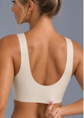 Champagne Color Push-up V Neck Bra | thumb picture 