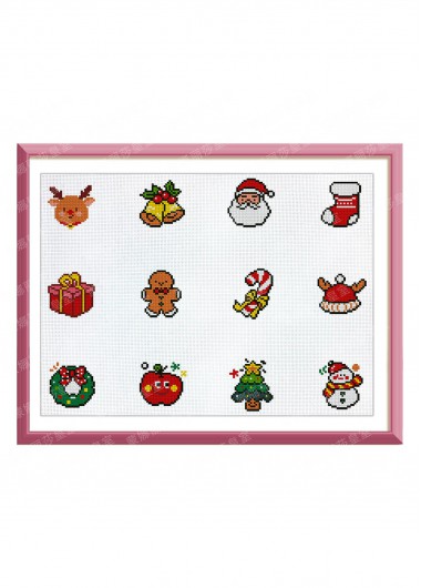 women clothes image of Merry Notes Christmas Cards Cross Stitch Kit