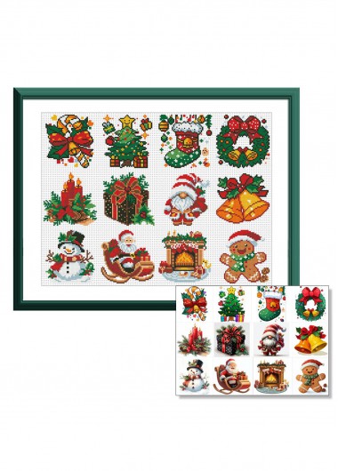 women clothes image of Twelve Days Ornaments Cross Stitch Kit