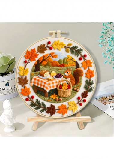 women clothes image of Harvest Picnic Autumn Picnic Embroidery Kit