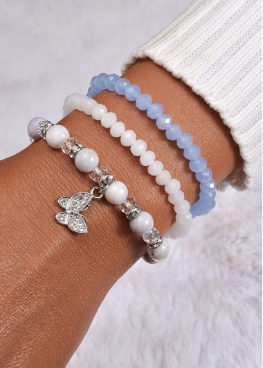 women clothes image of Multi Color Round Polyresin Material Bracelets