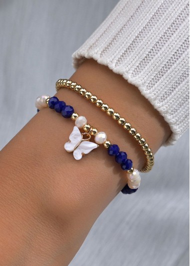 women clothes image of Multi Color Round Alloy Detail Bracelets