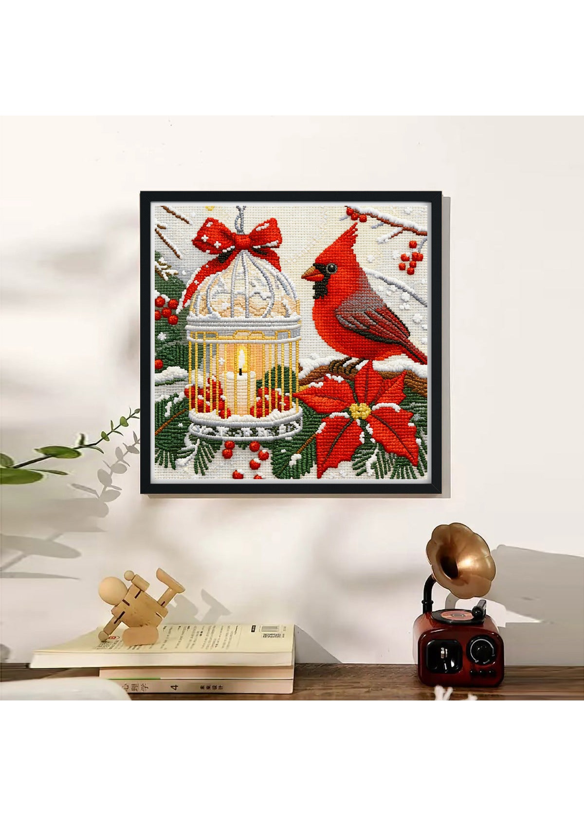 Lamplit Cardinal Cardinal Cross Stitch Kit 2