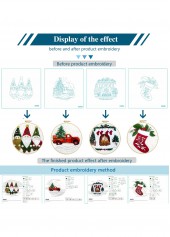 Stocking Cheer Stocking Embroidery Kit Christmas Ornament 4