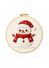 Christmas Multi Color Needles and Instruction Guide Decoration