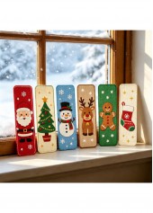 Merry Company Christmas Character Bookmarks Cross Stitch Kit 3