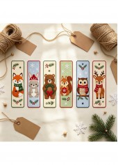 Woodland Pages Woodland Animal Bookmarks Cross Stitch Kit 2