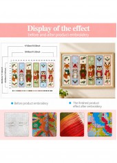Woodland Pages Woodland Animal Bookmarks Cross Stitch Kit 4